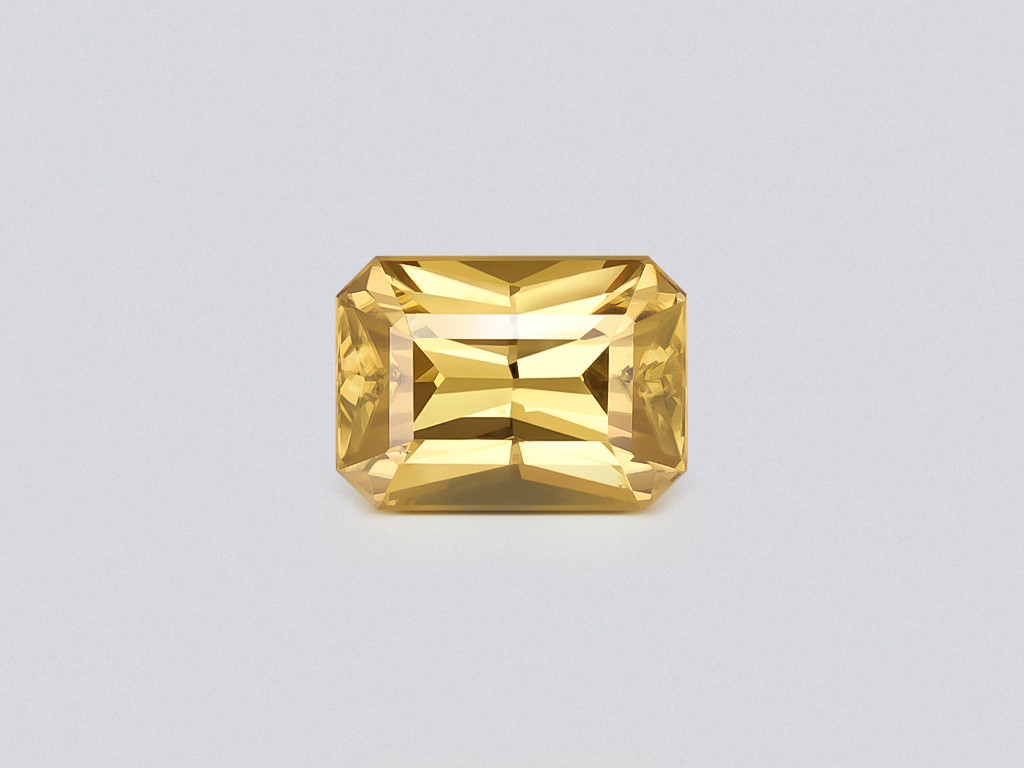 Yellow zircon radiant cut 11.06 carats, Tanzania Image №1