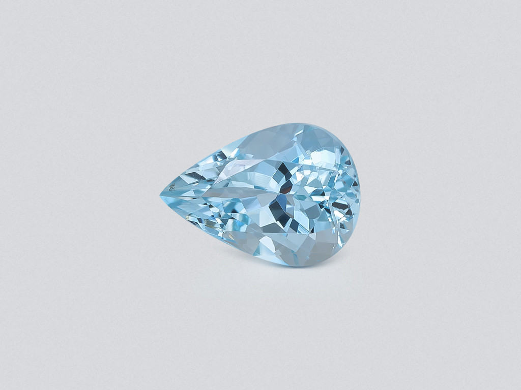 Aquamarine pear cut 2.53 carats, Madagascar  Image №1