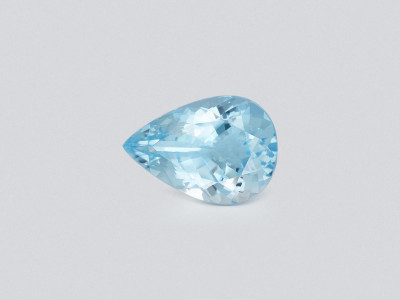Aquamarine pear cut 6.53 carats, Madagascar photo