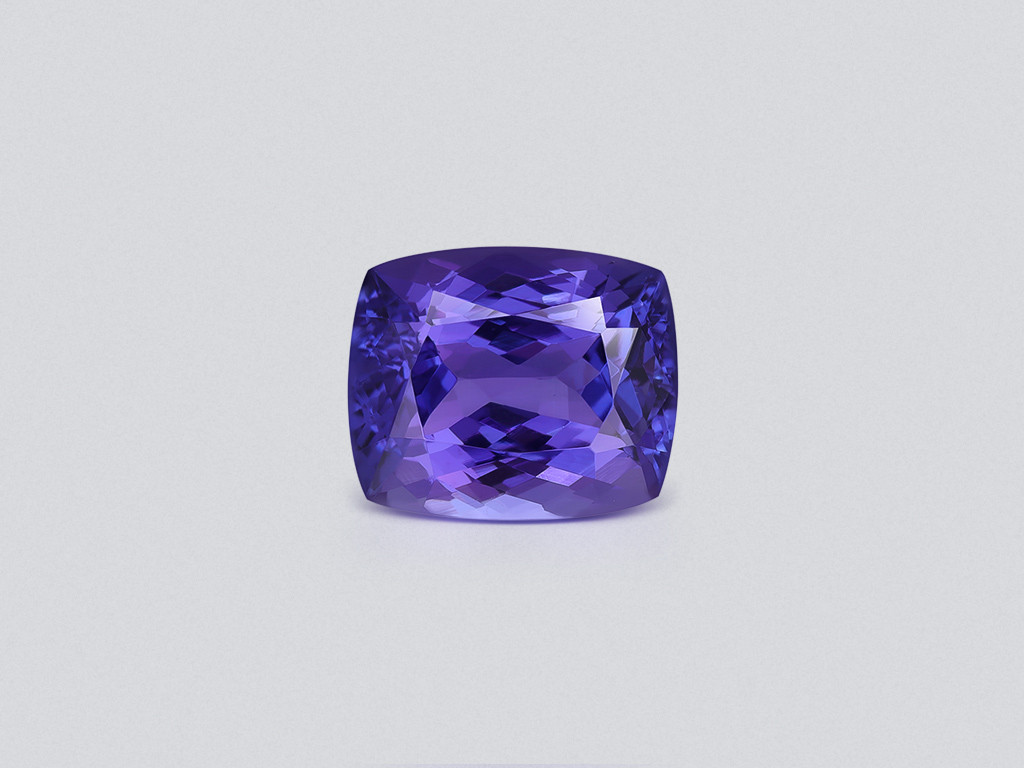 Tanzanite cushion cut 7.18 carats, Tanzania Image №1