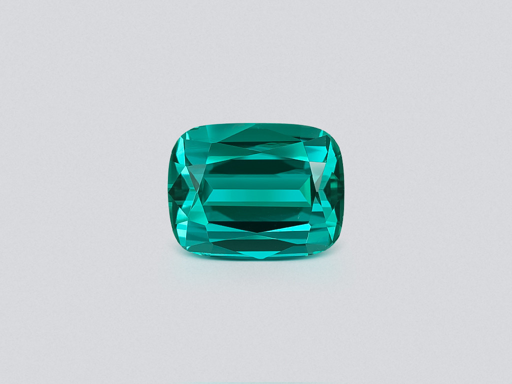 Vibrant Lagoon tourmaline in cushion cut 5.23 carats, Afghanistan Image №1