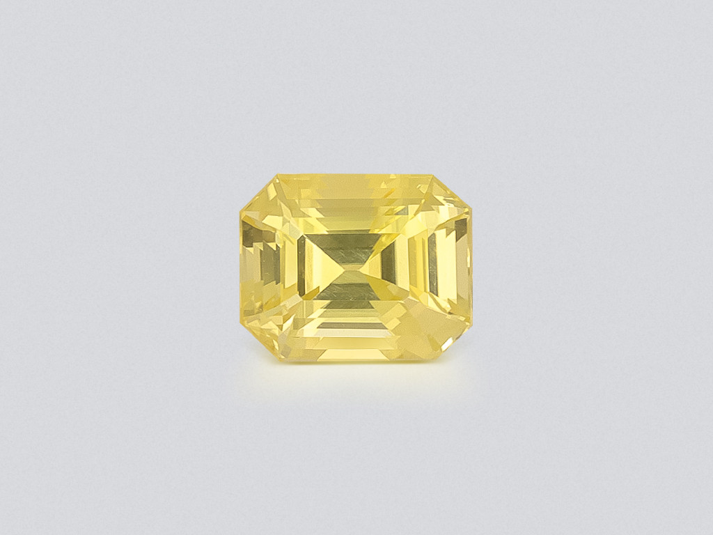 Unheated yellow sapphire octagon cut 1.51 carats, Sri Lanka Image №1
