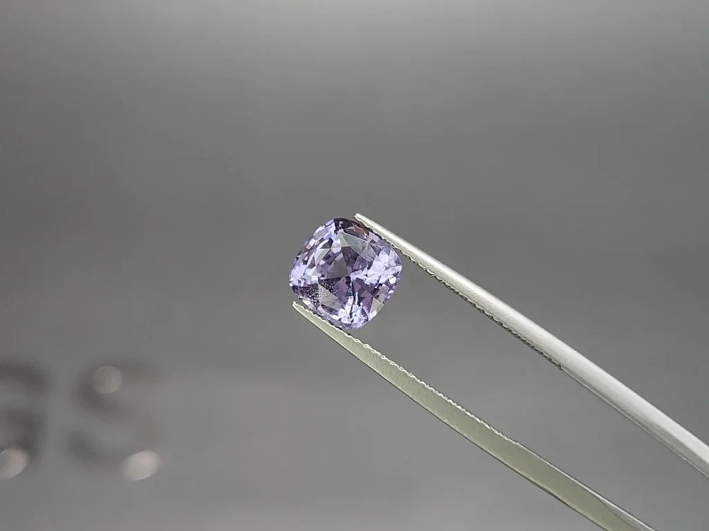 Violet spinel cushion cut 3.07 carats, Tanzania Image №3