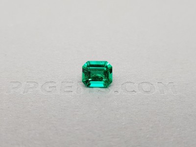 Intense Muzo Green emerald 1.23 ct, Colombia (GRS) photo