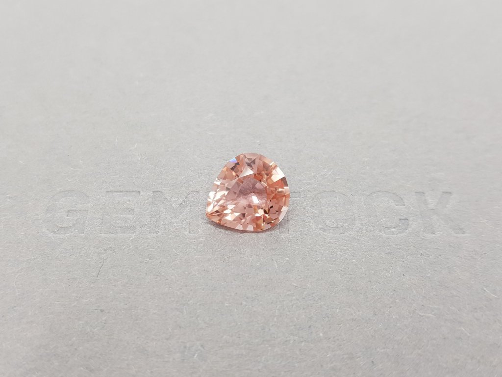 Light pink tourmaline 2.97 ct pear cut Image №1