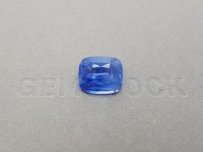 Large unheated cushion cut sapphire 10.50 ct, Sri Lanka, GRS photo
