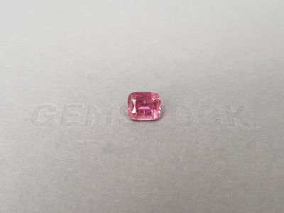 Cushion cut pink tourmaline 1.57 ct, Afghanistan photo