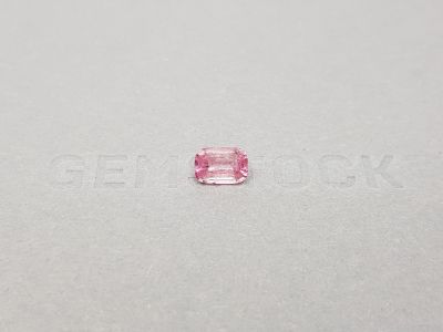 Cushion cut orange-pink tourmaline 0.90 ct photo