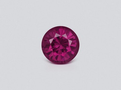 Spinel purple round cut 4.28 carats, Burma photo