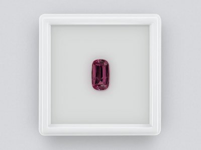 Rhodolite garnet cushion cut  2.30 carats, Tanzania photo