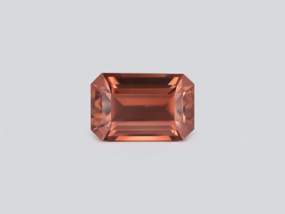 Brown zircon octagon cut 6.52 carats, Tanzania photo