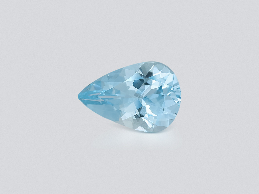 Aquamarine pear cut 2.97 carats, Madagascar Image №1