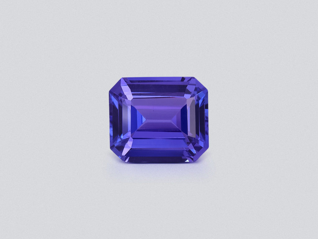 Tanzanite octagon cut 7.04 carats, Tanzania Image №1