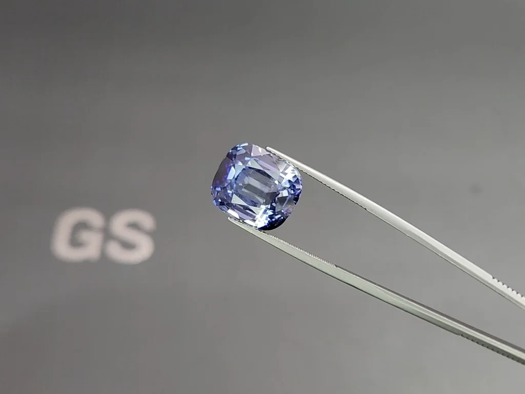 Unheated large sapphire Bi-color cushion cut  21.39 carats, Sri Lanka Image №3