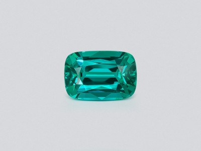 Vibrant Lagoon tourmaline in cushion cut 3.40 carats, Afghanistan photo
