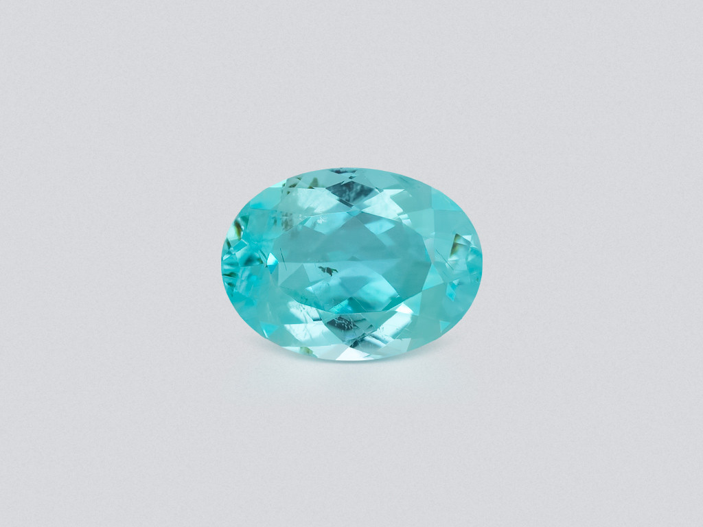 Neon blue Paraiba tourmaline oval cut 2.09 carats, Afghanistan Image №1