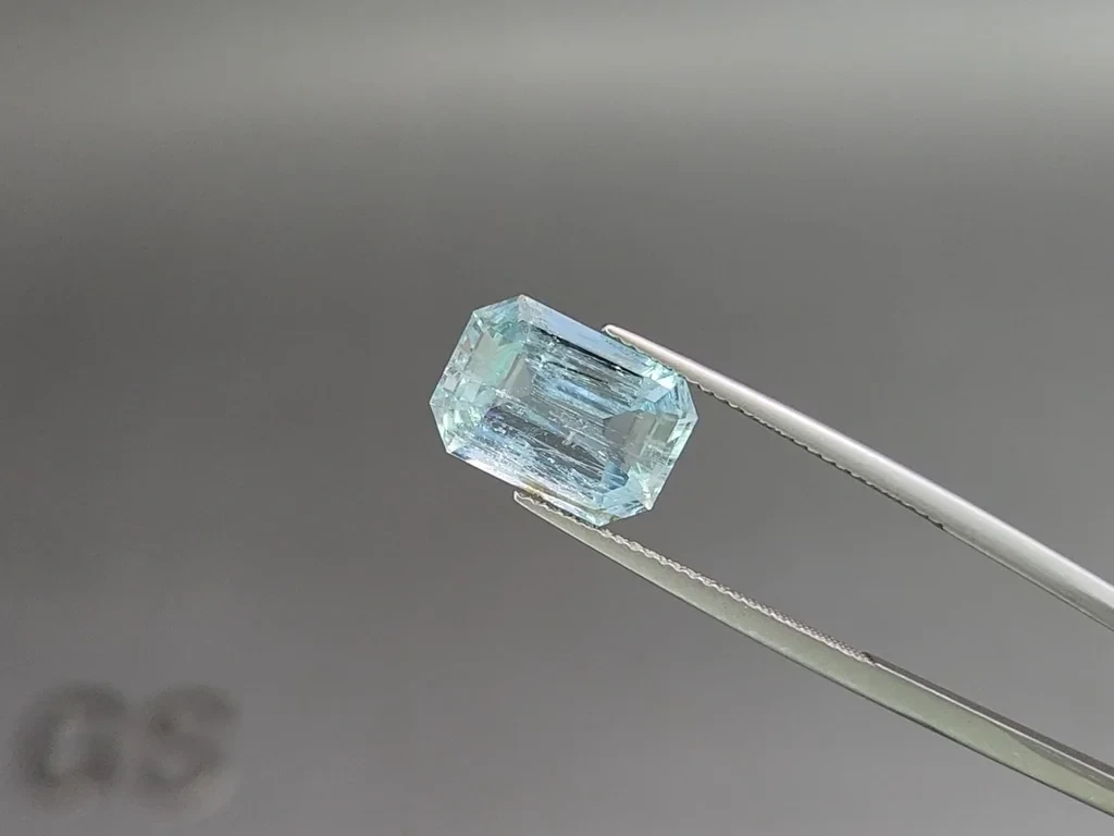 Aquamarine octagon cut 4.67 carats, Madagascar  Image №3