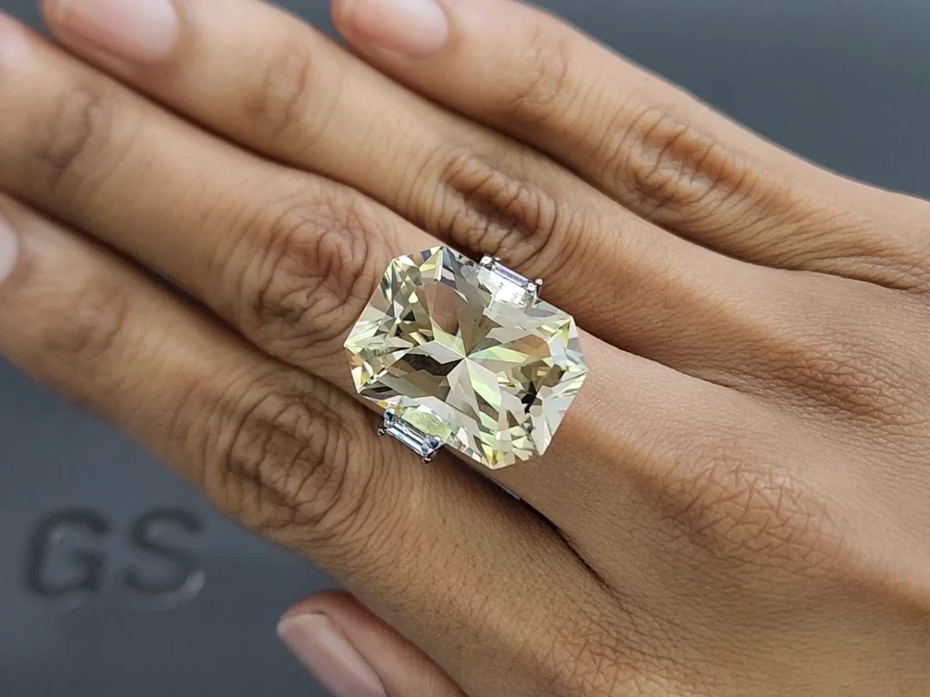 Citrine high precision radiant cut 18.79 carats, Africa Image №5