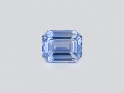 Unheated blue sapphire octagon cut 4.07 carats, Sri Lanka photo
