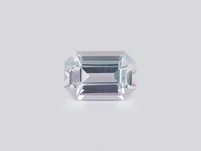 Kunzite light green octagon cut 0.83 carats, Pakistan photo