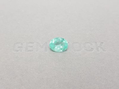 Blue-green Paraiba tourmaline, oval cut 1.95 ct, Mozambique, GIA photo