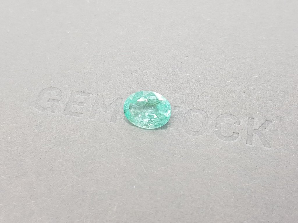 Blue-green Paraiba tourmaline, oval cut 1.95 ct, Mozambique, GIA Image №3