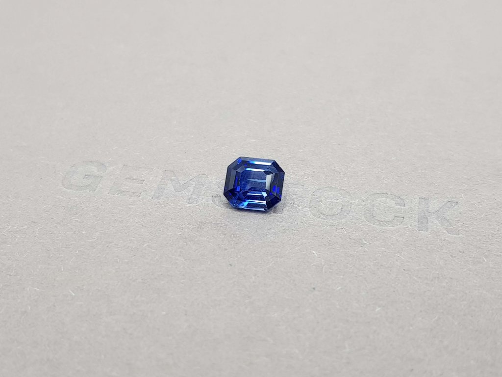 Octagon cut blue sapphire from Sri Lanka 1.96 ct Image №3