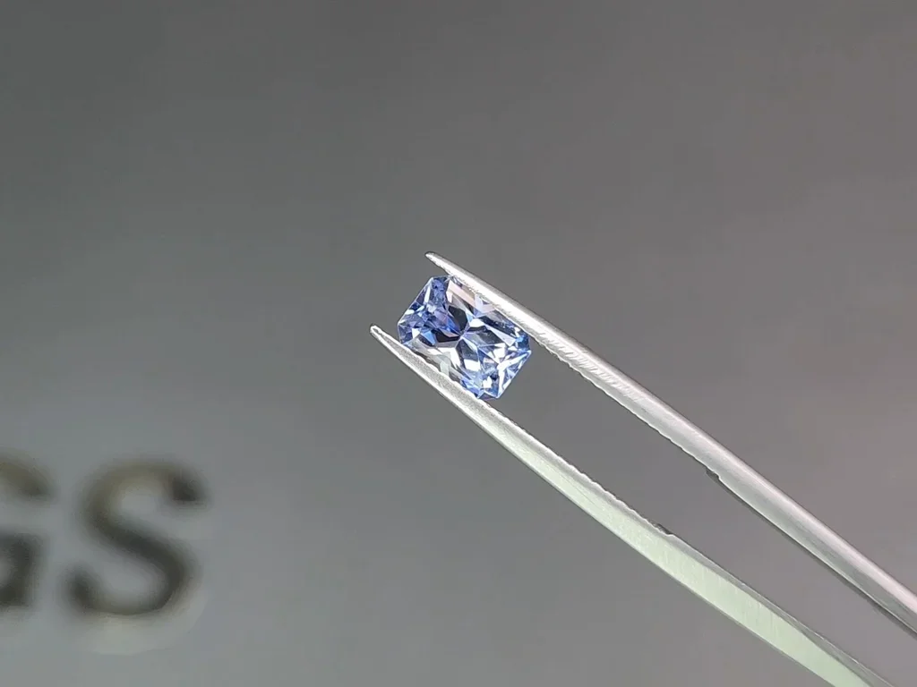Paste blue sapphire in radiant cut 1.11 carats, Sri Lanka Image №3
