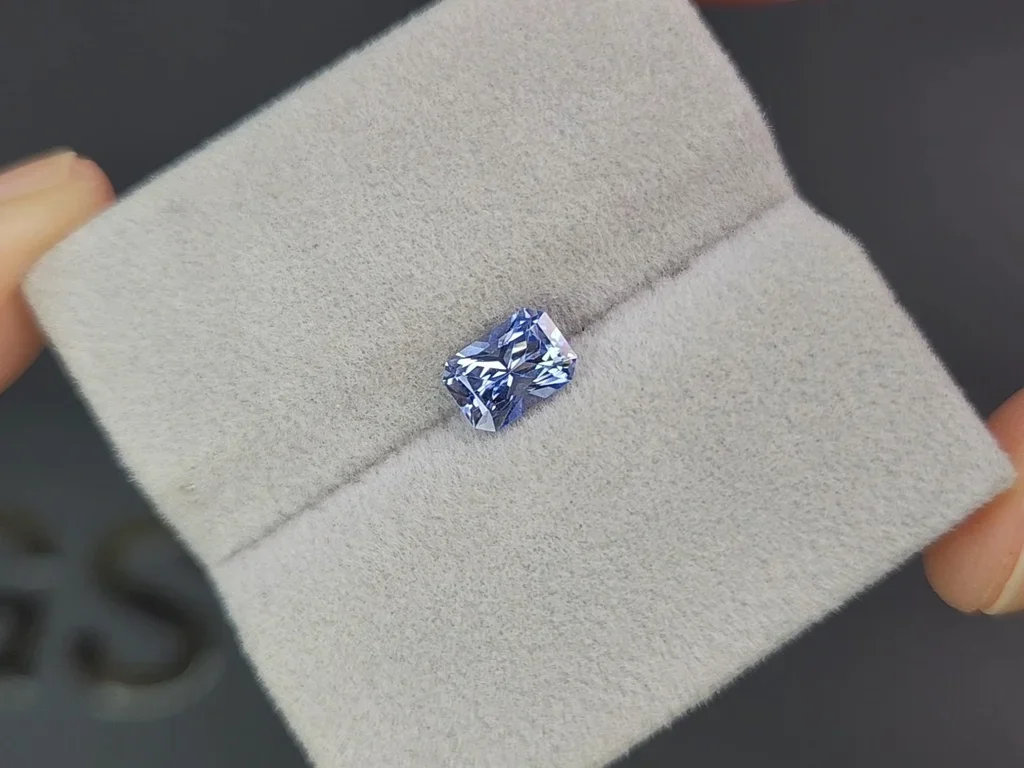 Paste blue sapphire in radiant cut 1.11 carats, Sri Lanka Image №4