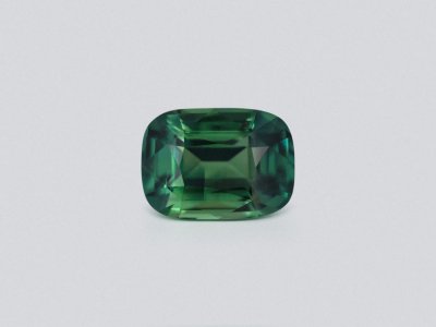Unheated Teal sapphire in cushion cut 3.52 carats, Madagascar photo