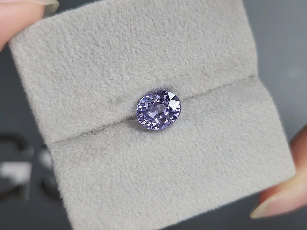 Lavender spinel in oval cut 2.05 carats, Burma Image №4