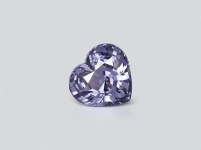 Purple spinel in heart shape 5.02 carats, Burma  photo