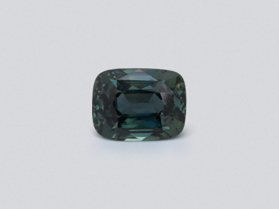 Unheated Teal sapphire cushion cut 2.57 carats, Madagascar photo