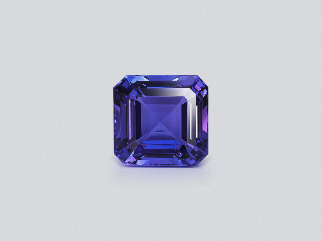 Tanzanite asscher cut 9.60 carats, Tanzania Image №1