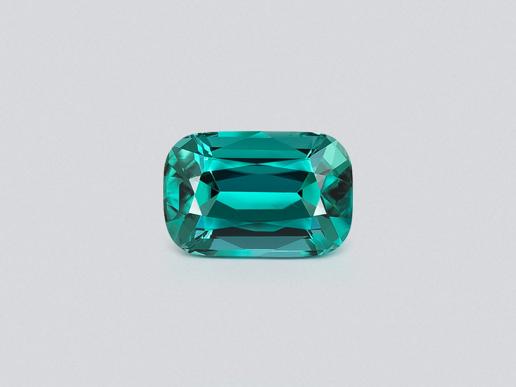 Vibrant Lagoon tourmaline in cushion cut 2.87 carats, Afghanistan Image №1