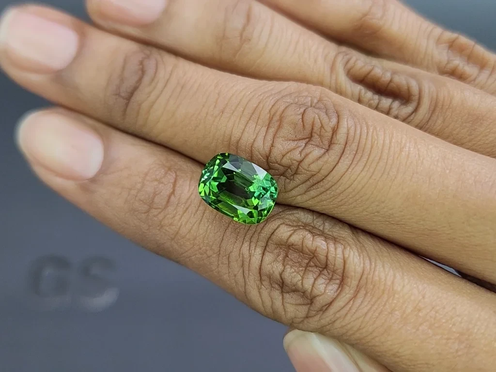 Tourmaline cushion cut 5.42 carats, Africa Image №2