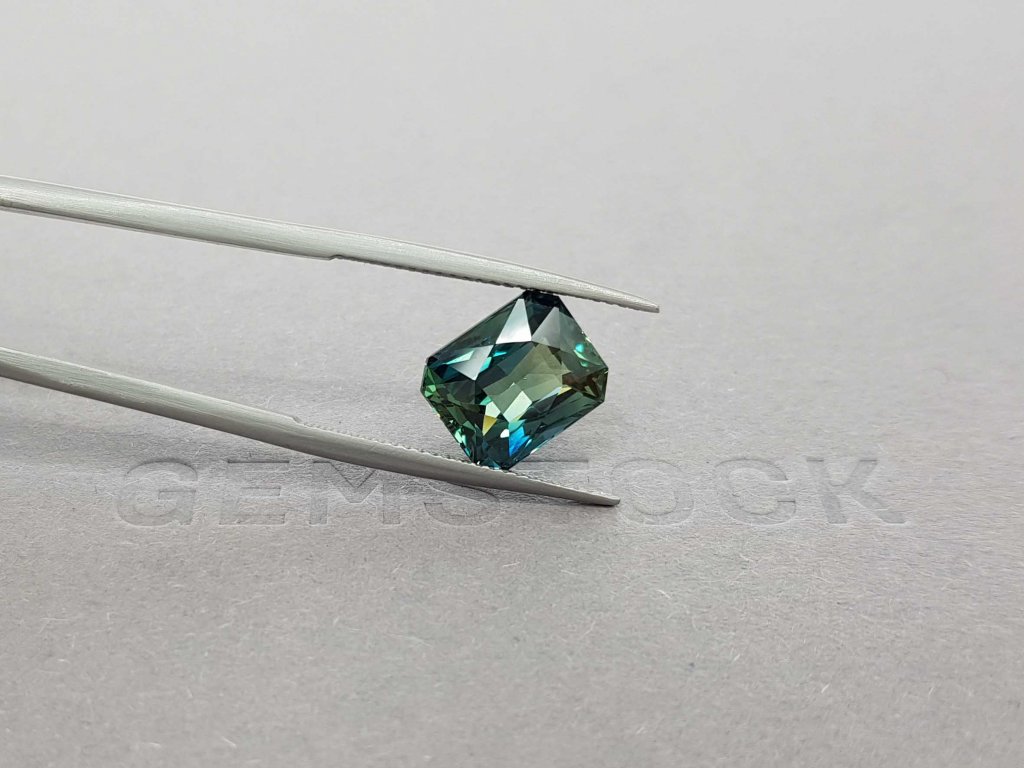 Unheated Teal sapphire 5.88 ct, Madagascar, ICA Image №4