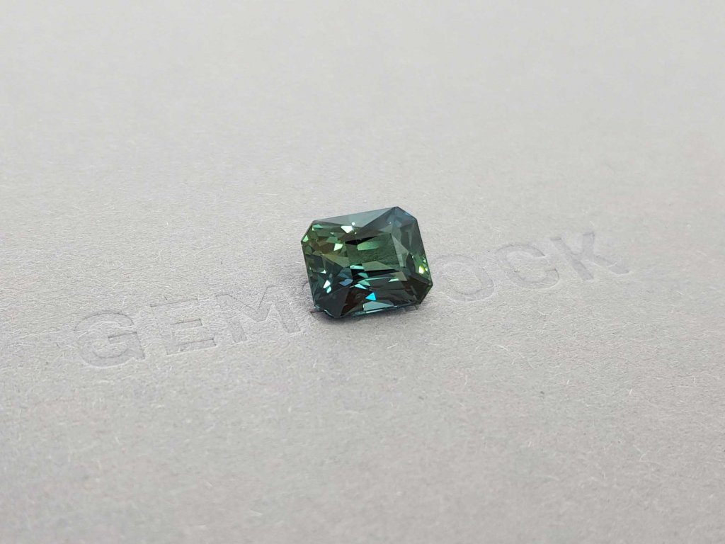 Unheated Teal sapphire 5.88 ct, Madagascar, ICA Image №3