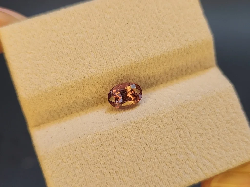 Garnet color change effect oval cut 1.27 carats, Tanzania Image №7