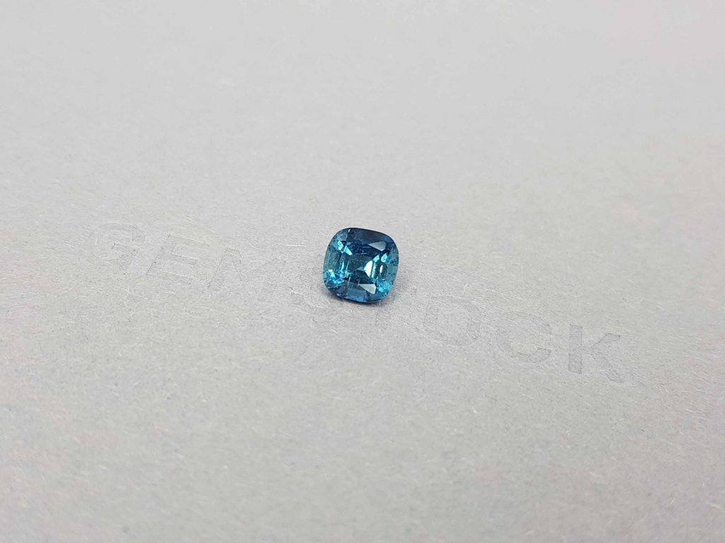 Intense blue cushion cut indicolite 1.41 ct Image №3