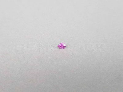 Intense pink pear cut sapphire 0.27 ct, Madagascar photo