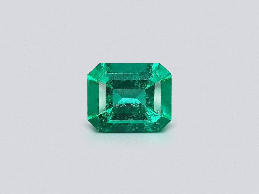 Vivid Green emerald 1.14 carats, Colombia Image №1