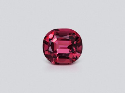 Large tourmaline rubelite 19.45 carats cushion cut, Nigeria photo