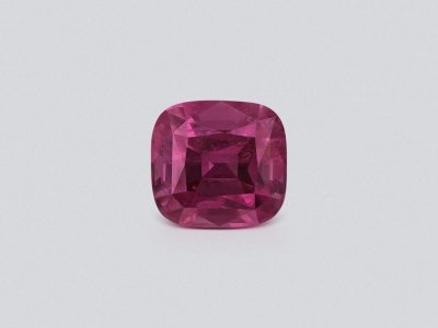 Rhodolite garnet cushion cut 1.97 carats, Tanzania photo
