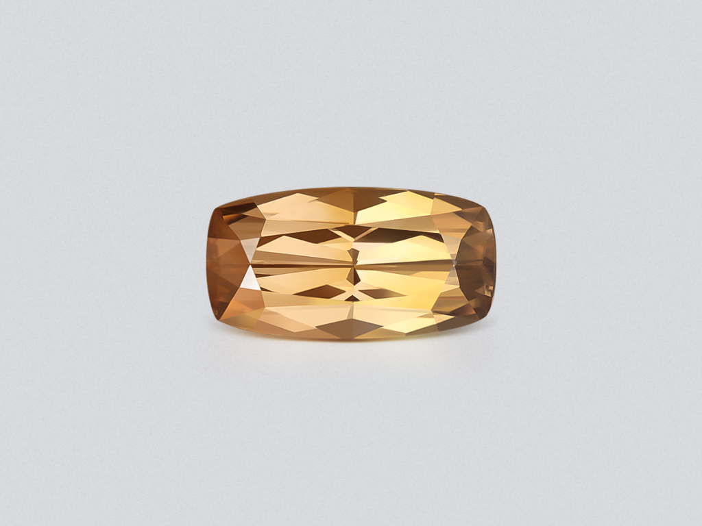 Brown zircon cushion cut 10.95 carats, Tanzania Image №1