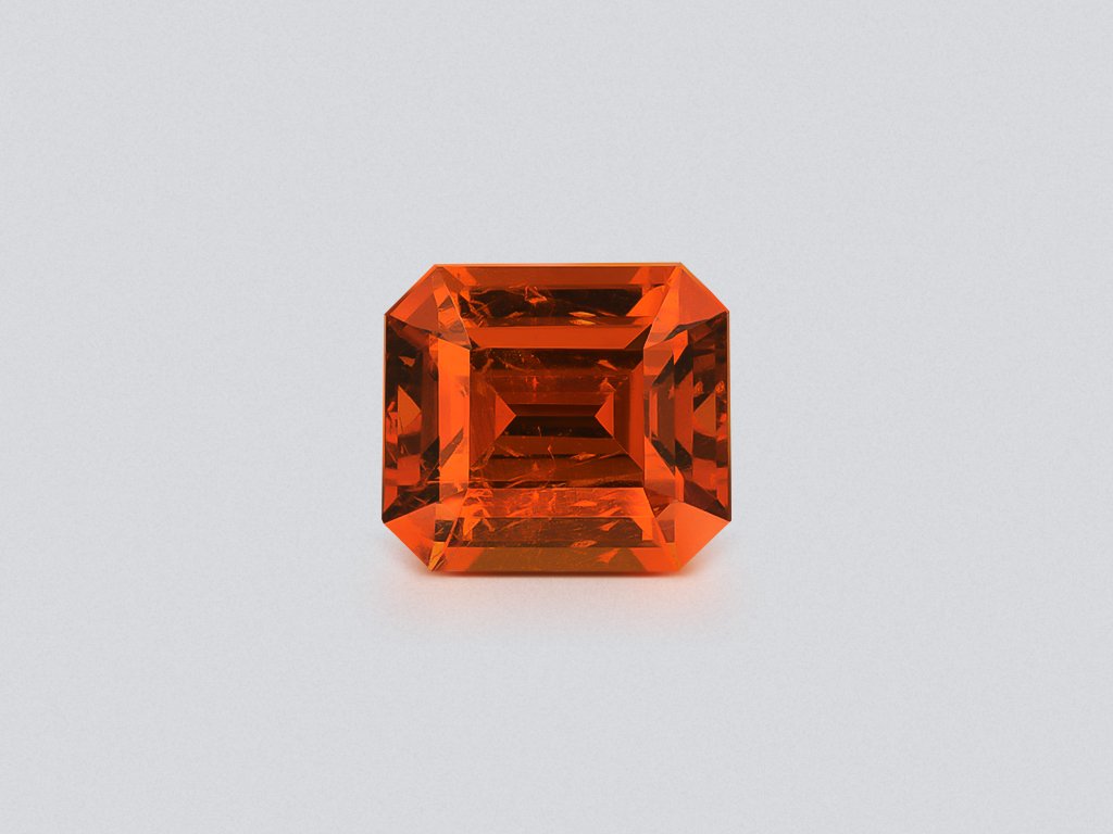 Spessartite Vivid orange octagon cut 2.24 carats, Africa Image №1