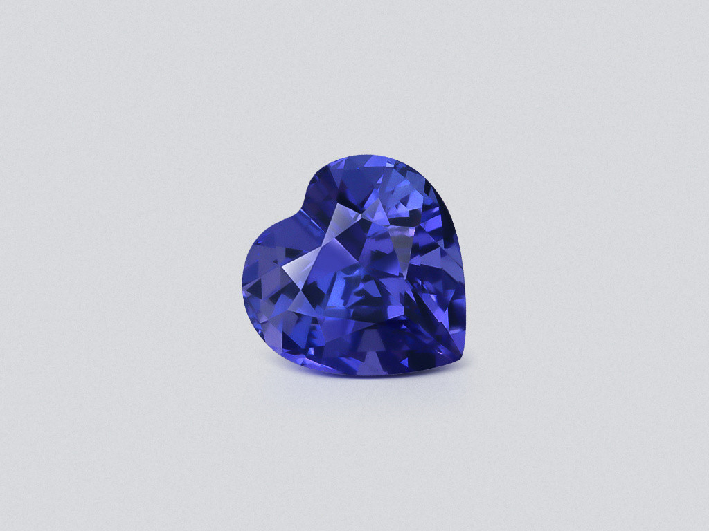Tanzanite heart shape 3.66 carats, Tanzania Image №1