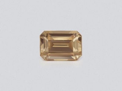 Yellow zircon octagon cut 9.08 carats, Africa photo