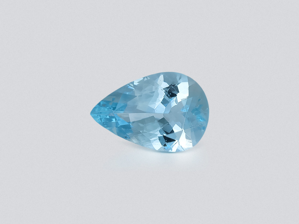 Aquamarine pear cut 2.45 carats, Madagascar Image №1