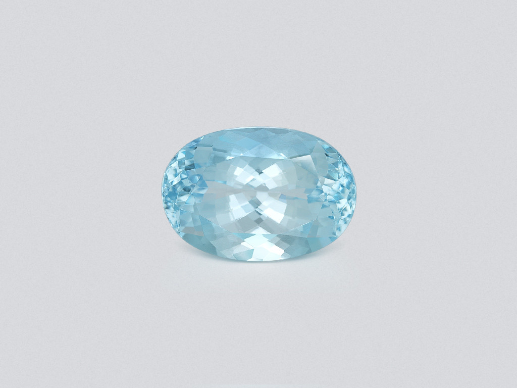 Aquamarine oval cut 12.76 carats, Madagascar Image №1